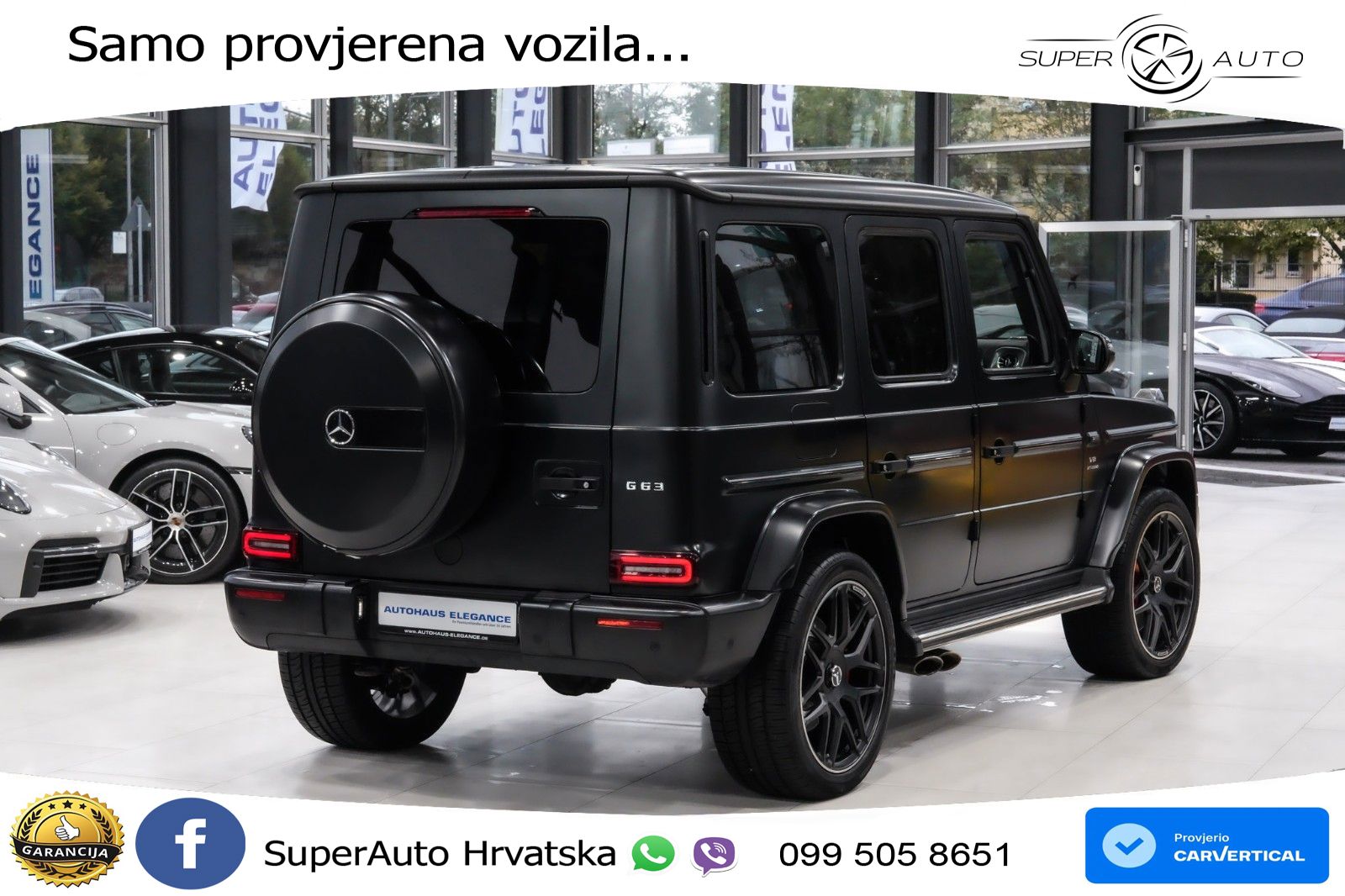 Mercedes AMG G 63 Long V8 (585 KS) 4MATIC 9G-TRONIC AMG SPEEDSHIFT TCT Superior LED+GR SJED+ACC