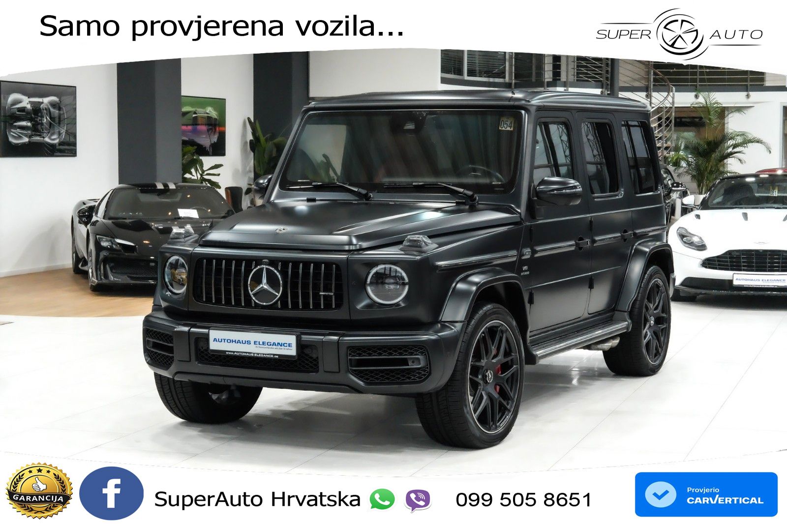 Mercedes AMG G 63 Long V8 (585 KS) 4MATIC 9G-TRONIC AMG SPEEDSHIFT TCT Superior LED+GR SJED+ACC