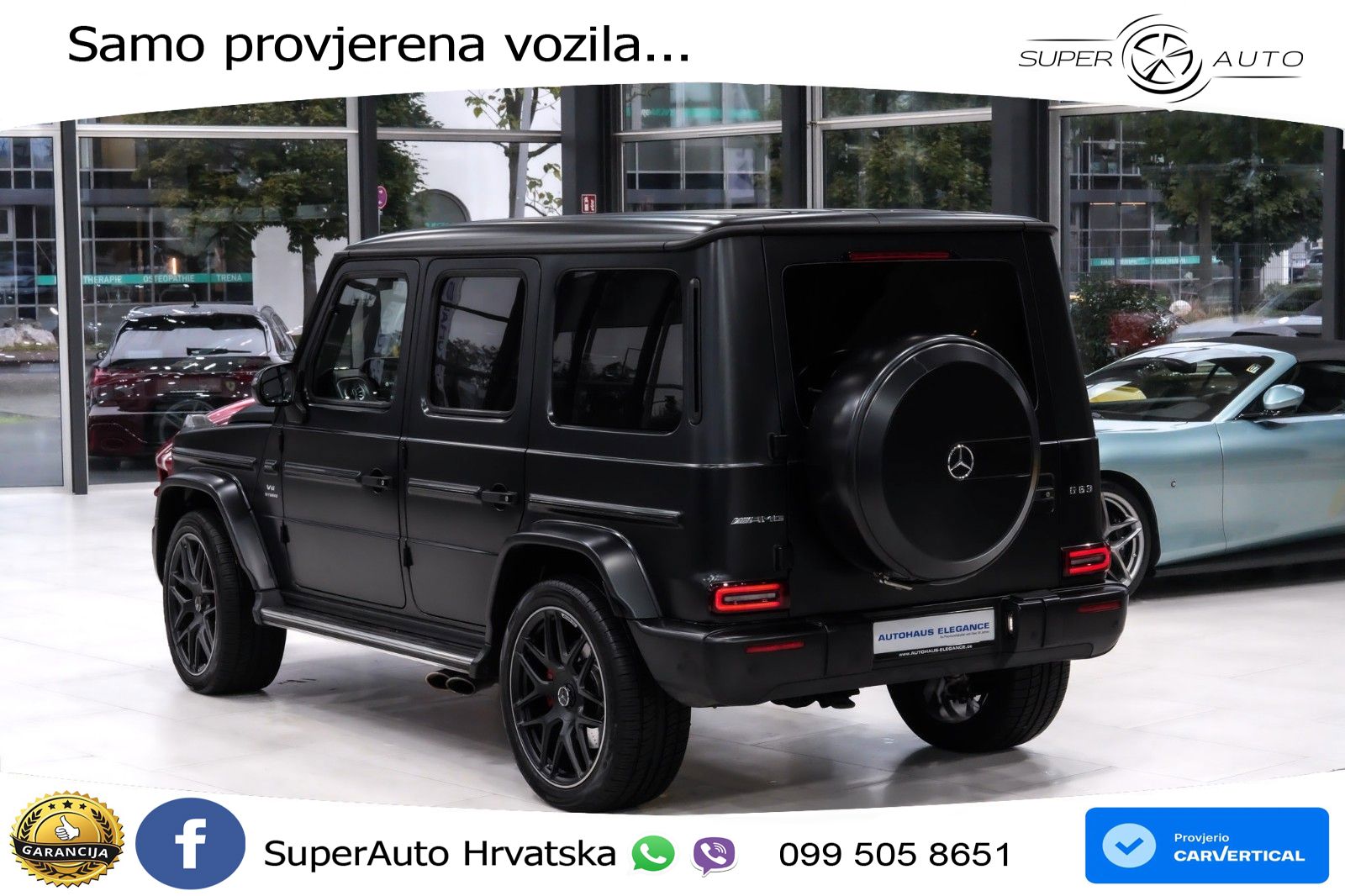 Mercedes AMG G 63 Long V8 (585 KS) 4MATIC 9G-TRONIC AMG SPEEDSHIFT TCT Superior LED+GR SJED+ACC