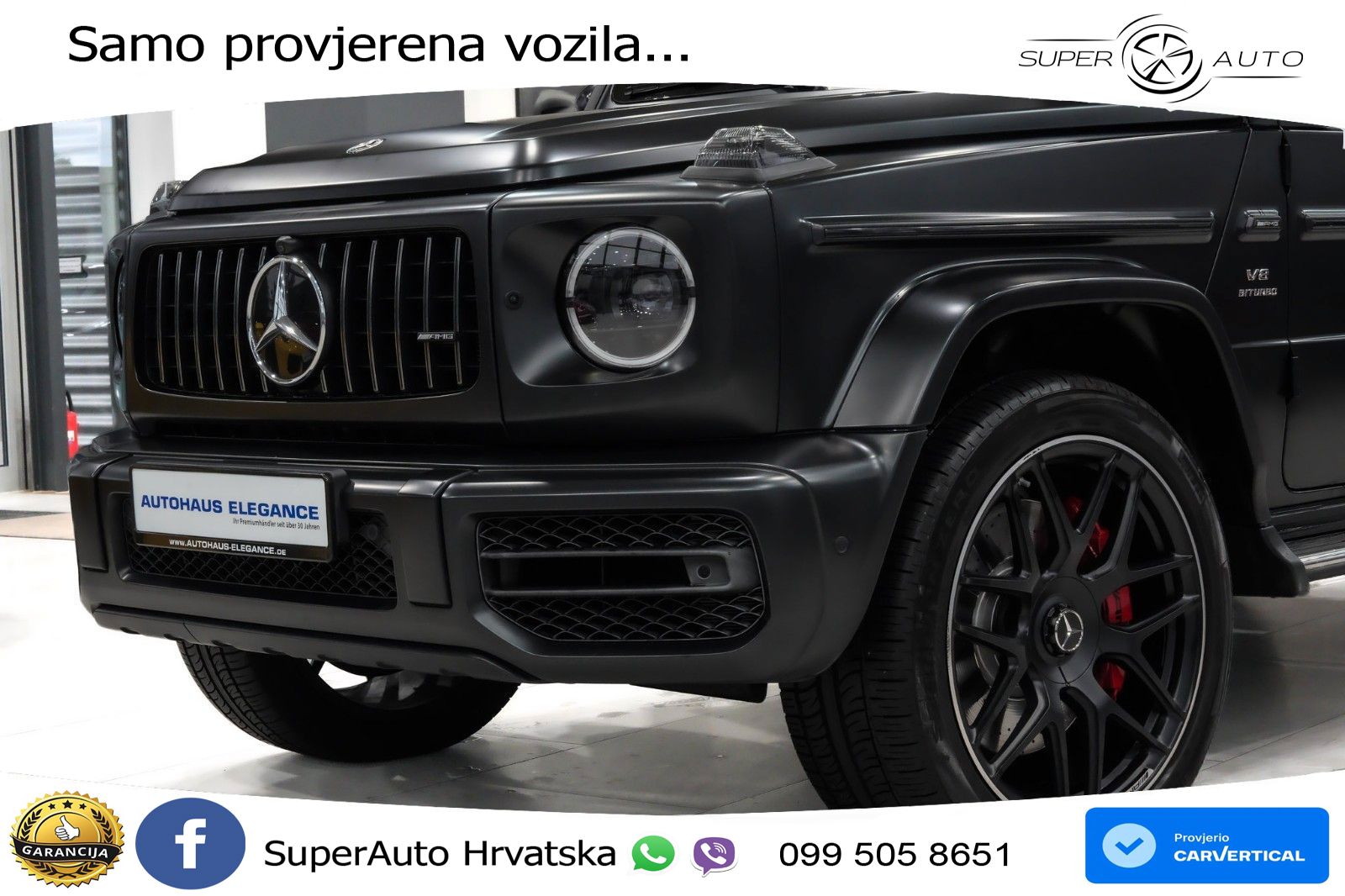 Mercedes AMG G 63 Long V8 (585 KS) 4MATIC 9G-TRONIC AMG SPEEDSHIFT TCT Superior LED+GR SJED+ACC