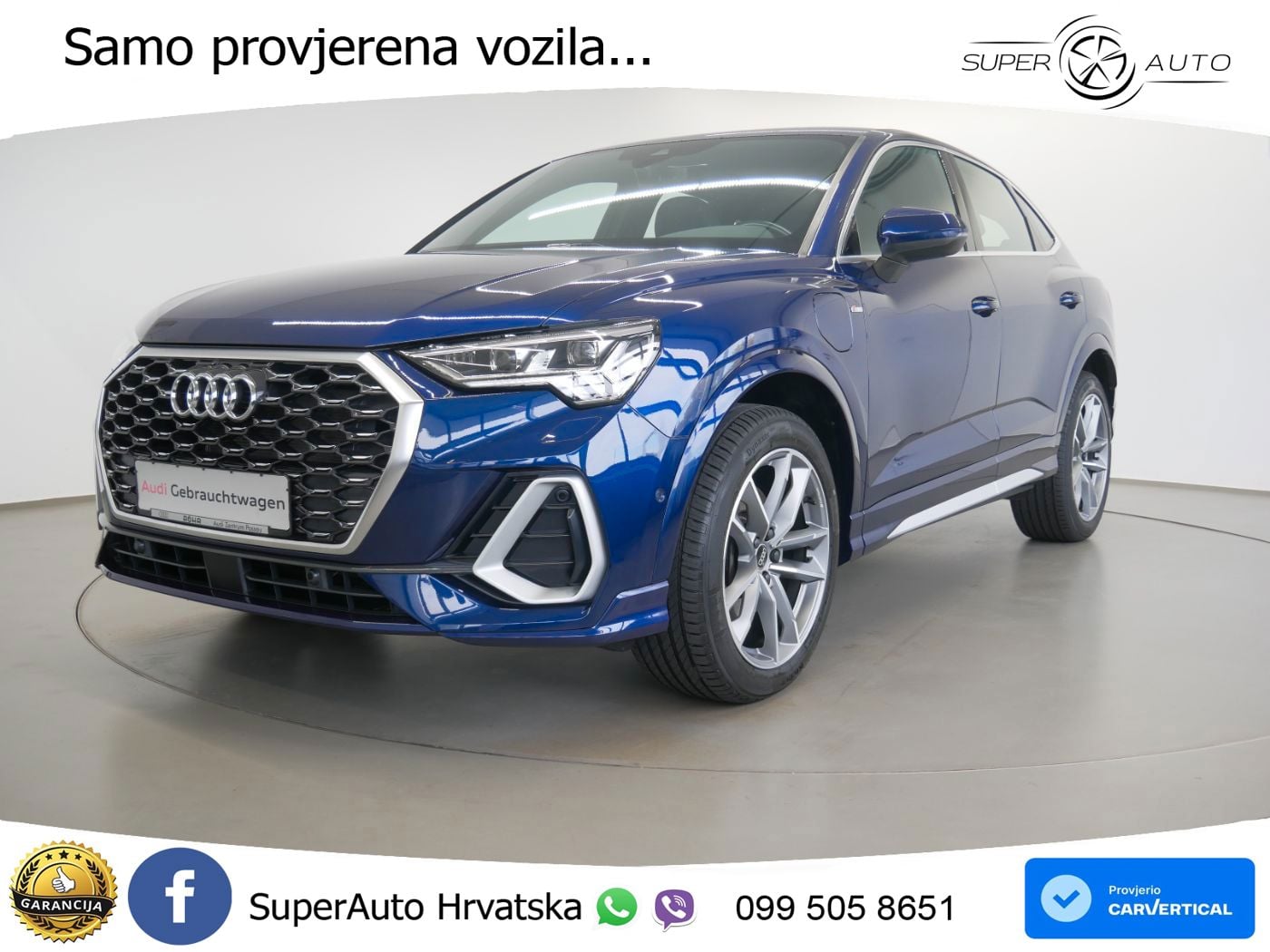 Audi Q3 45 TFSIe (245 KS) S tronic S line MATRIX+GR SJED+KAM