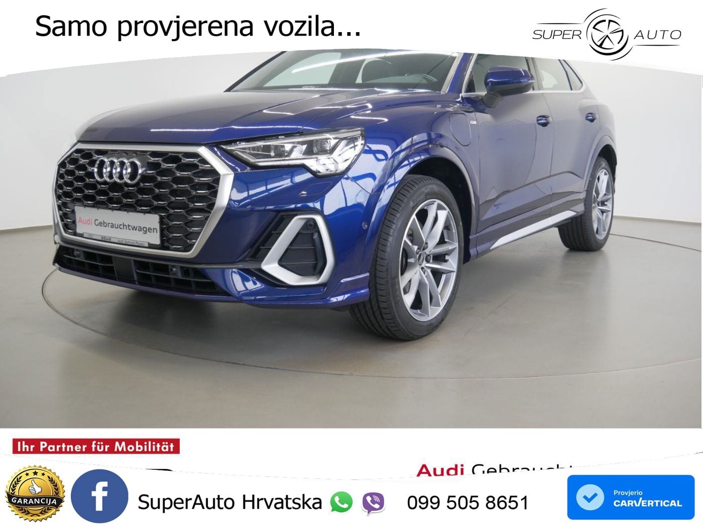 Audi Q3 45 TFSIe (245 KS) S tronic S line MATRIX+GR SJED+KAM
