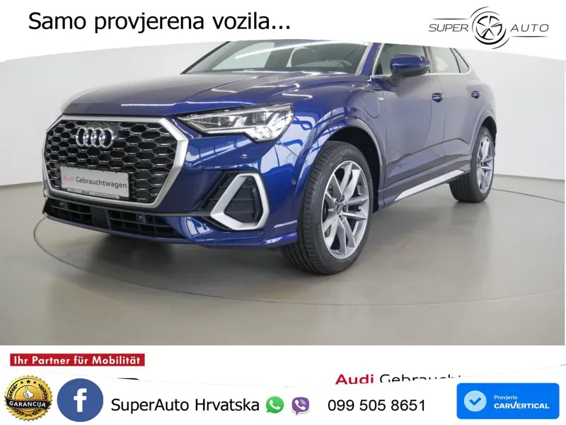 Audi Q3 45 TFSIe (245 KS) S tronic S line MATRIX+GR SJED+KAM
