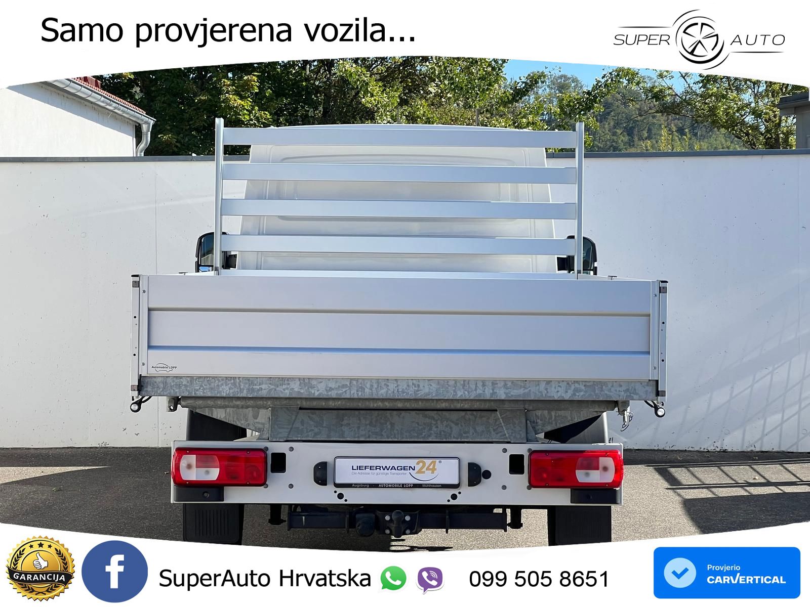 Volkswagen Crafter Pritsche 35 MR L3 RWD 3-SEITENKIPPER AHK 163 KS