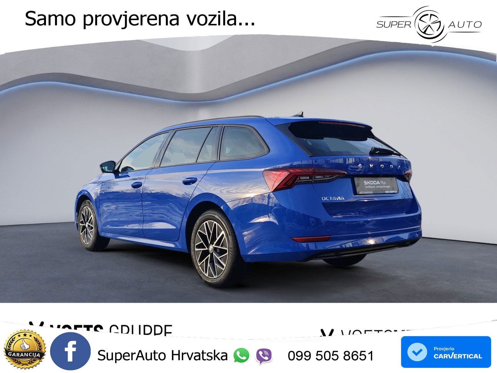 Škoda Octavia Combi 2.0 TDI (150 KS) DSG MATRIX+GR SJED+KAM