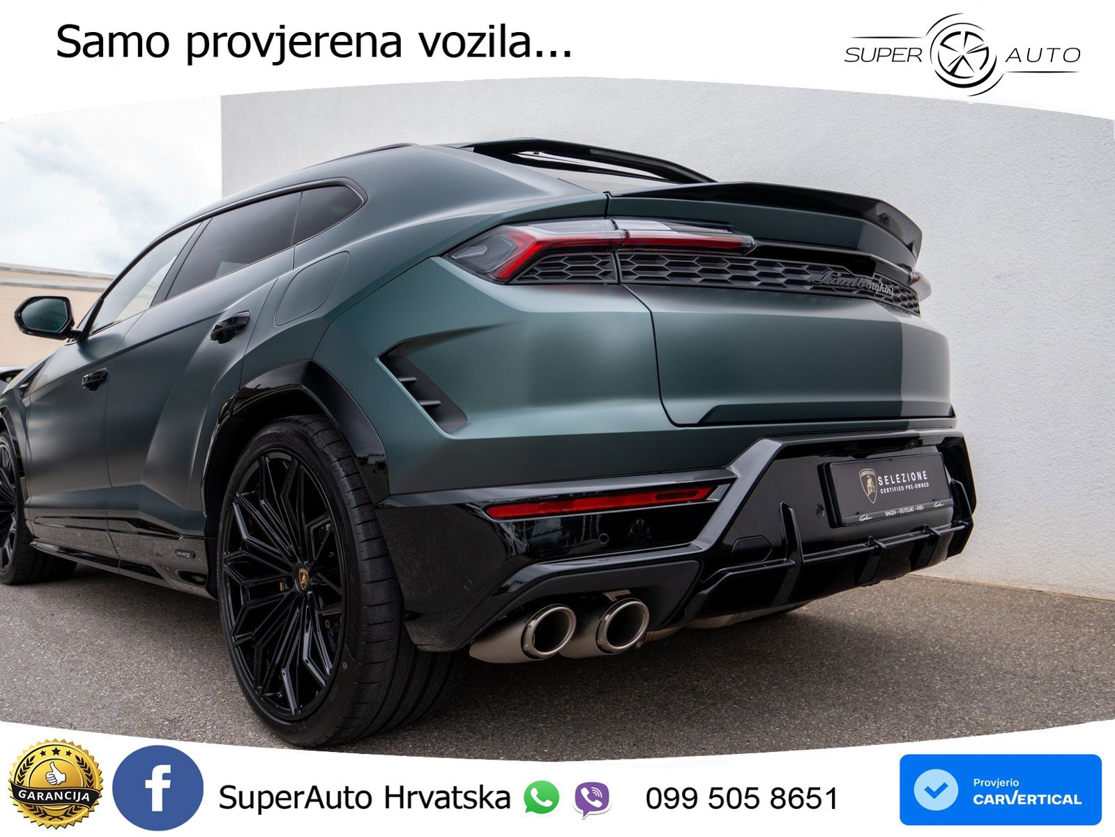 Lamborghini Urus SE 4.0 V8 (800 KS) 4WD Automatic LED+GR SJED+ACC