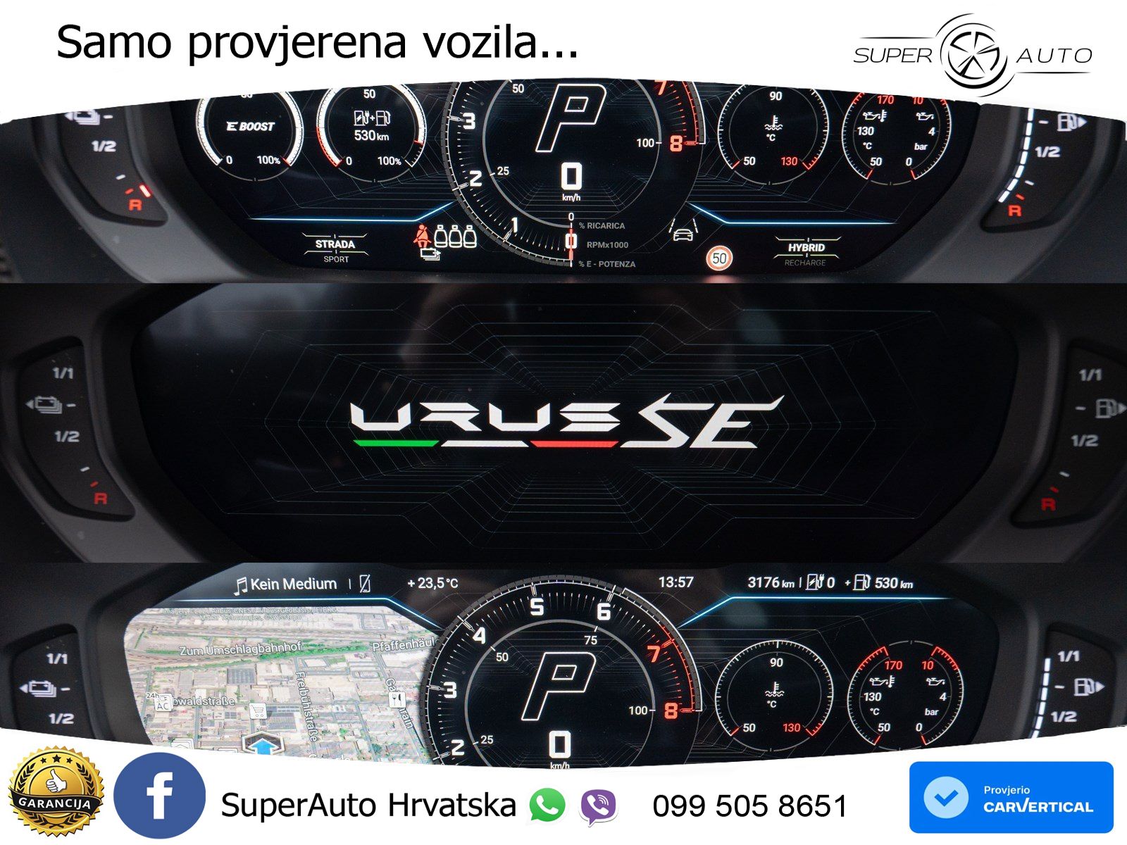 Lamborghini Urus SE 4.0 V8 (800 KS) 4WD Automatic LED+GR SJED+ACC