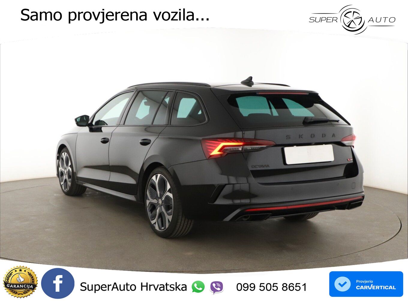 Škoda Octavia Combi RS 2.0 TSI (265 KS) DSG