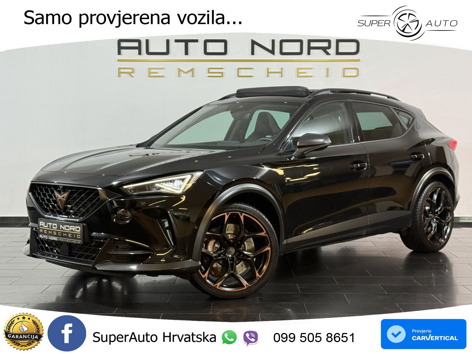 Cupra Formentor VZ5 2.5 TSI (390 KS) 4Drive DSG LED+GR SJED+ACC