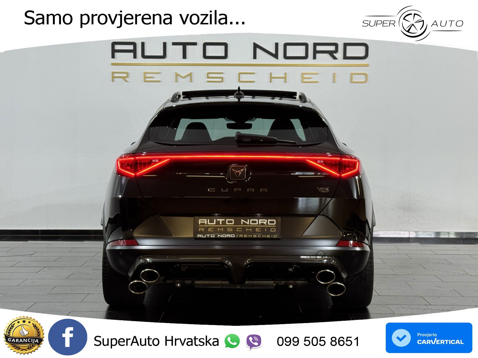 Cupra Formentor VZ5 2.5 TSI (390 KS) 4Drive DSG LED+GR SJED+ACC