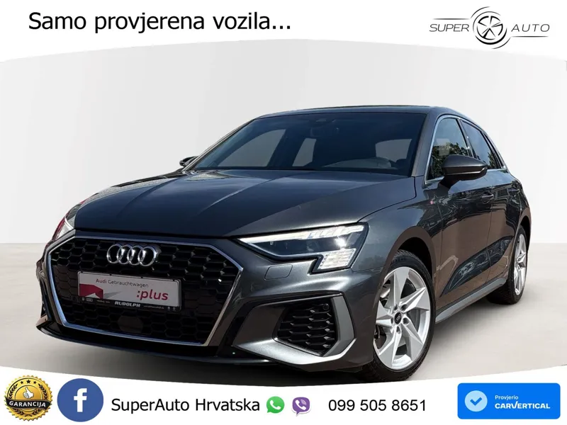 Audi A3 35 TFSI (150 KS) S tronic S line LED+GR SJED+ACC