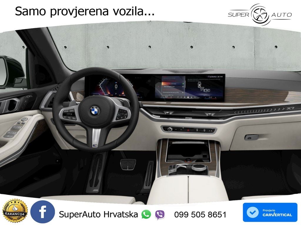 BMW X7 40d (352 KS) xDrive Steptronic M Sport ZRAČNI+ACC+GR SJED+KAM+PANO