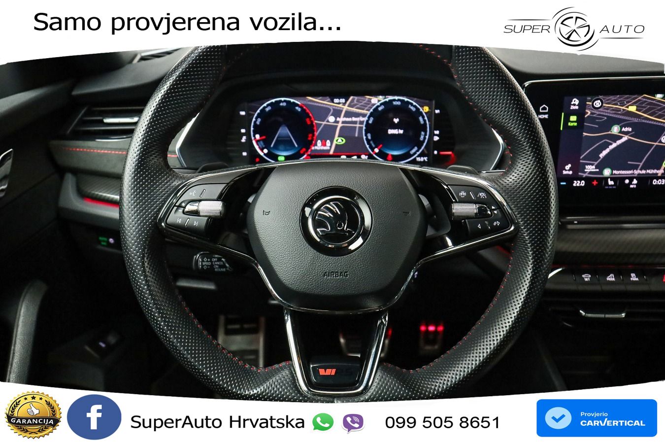 Škoda Octavia Combi RS 2.0 TDI (200 KS) DSG LED+GR SJED+ACC