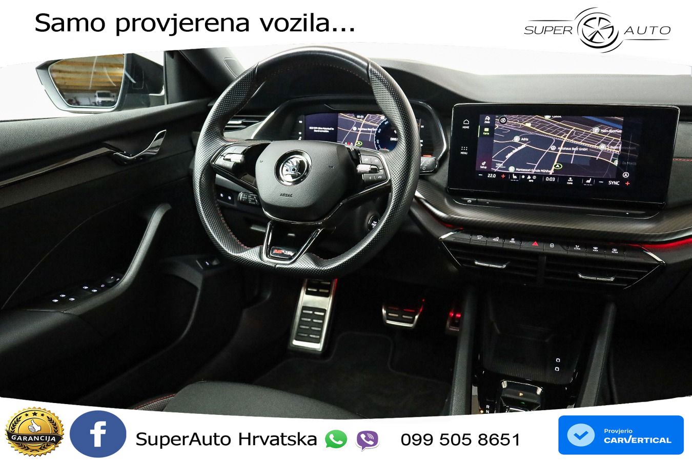 Škoda Octavia Combi RS 2.0 TDI (200 KS) DSG LED+GR SJED+ACC