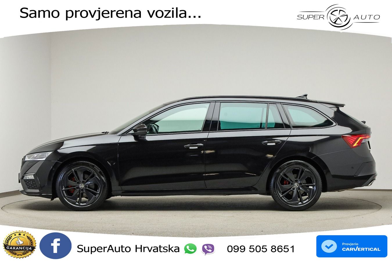 Škoda Octavia Combi RS 2.0 TDI (200 KS) DSG LED+GR SJED+ACC