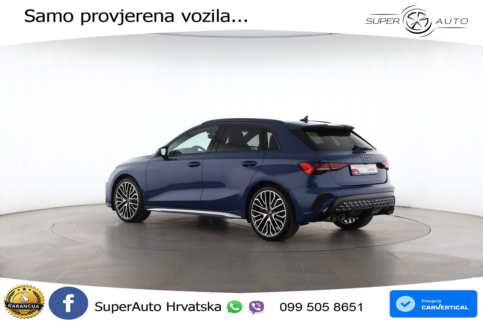 Audi S3 2.0 TFSI (333 KS) quattro S tronic LED+GR SJED+ACC