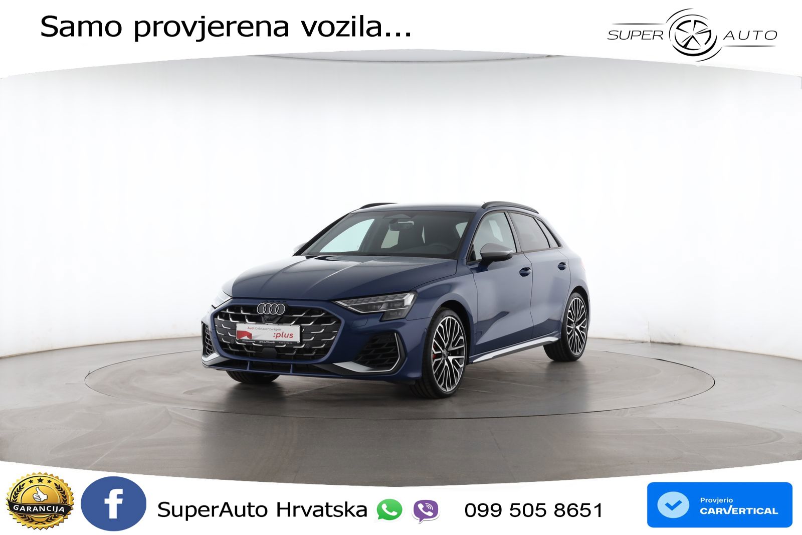 Audi S3 2.0 TFSI (333 KS) quattro S tronic LED+GR SJED+ACC
