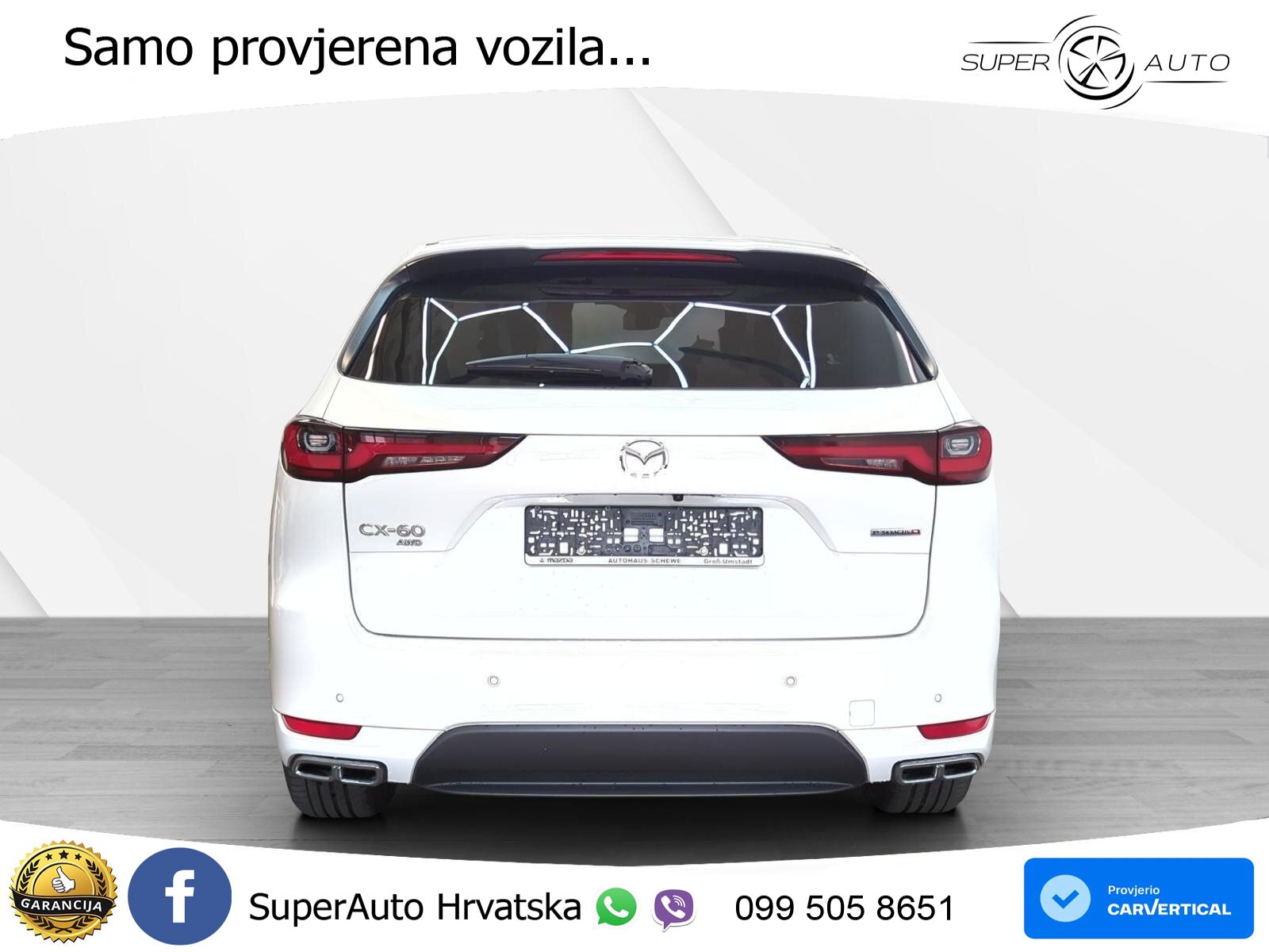 Mazda CX-60 3.3 e-Skyactiv D (254 KS) AWD Automatic LED+GR SJED+ACC