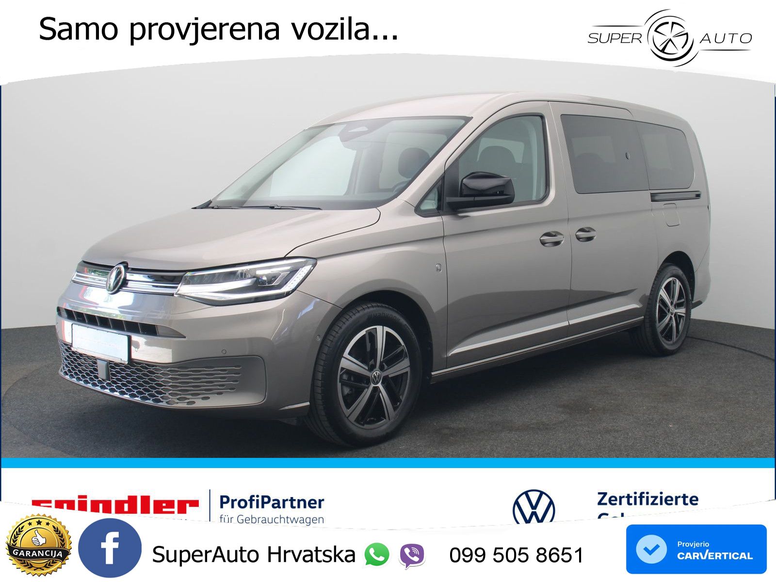 Volkswagen Caddy Maxi Style DSG / Navi, CarPlay, LED, AHK 122 KS