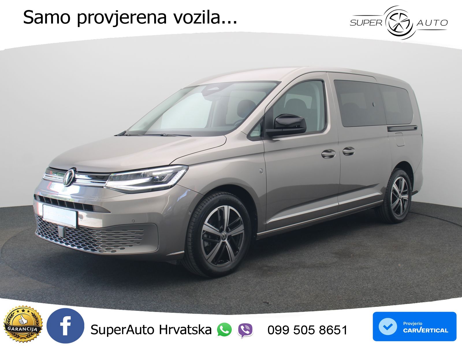 Volkswagen Caddy Maxi Style DSG / Navi, CarPlay, LED, AHK 122 KS