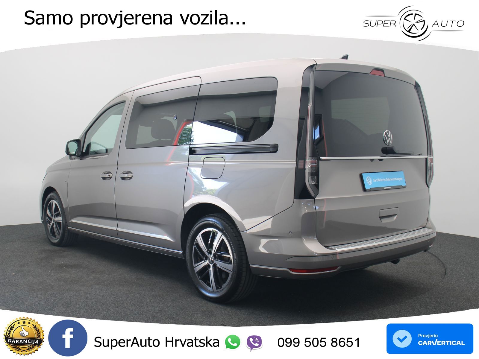 Volkswagen Caddy Maxi Style DSG / Navi, CarPlay, LED, AHK 122 KS