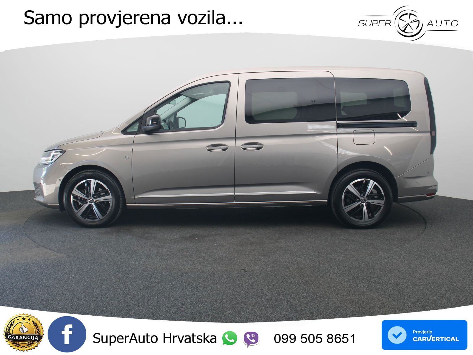 Volkswagen Caddy Maxi Style DSG / Navi, CarPlay, LED, AHK 122 KS