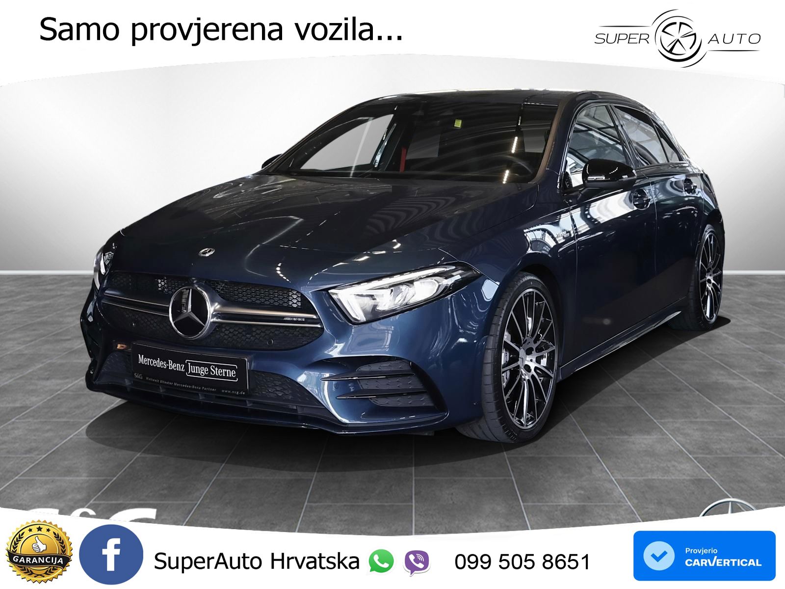 Mercedes-Benz AMG A 35 4MATIC AMG SPEEDSHIFT DCT LED+GR SJED+ACC