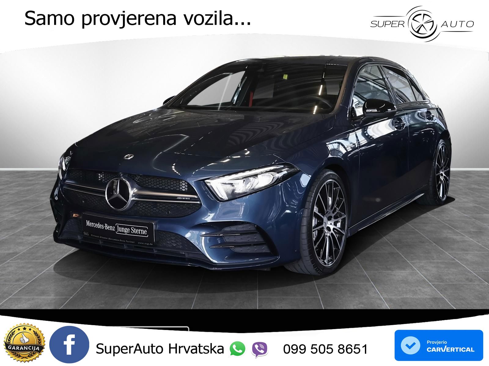 Mercedes-Benz AMG A 35 4MATIC AMG SPEEDSHIFT DCT LED+GR SJED+ACC