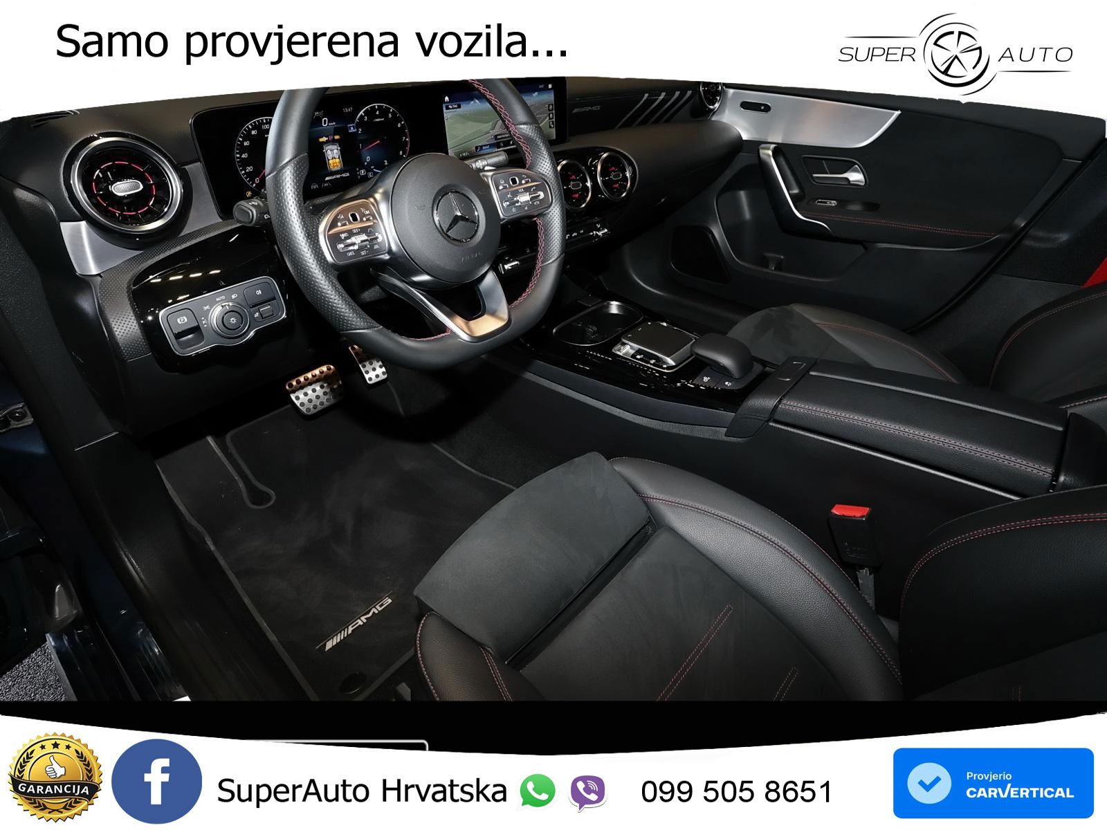 Mercedes-Benz AMG A 35 4MATIC AMG SPEEDSHIFT DCT LED+GR SJED+ACC