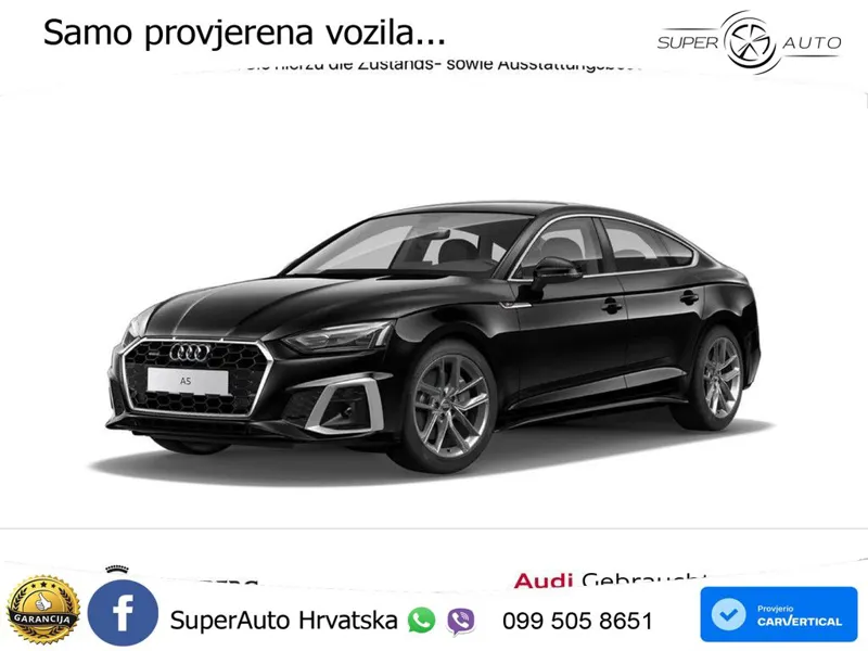 Audi A5 Sportback 45 TFSI (245 KS) quattro ultra S tronic S line