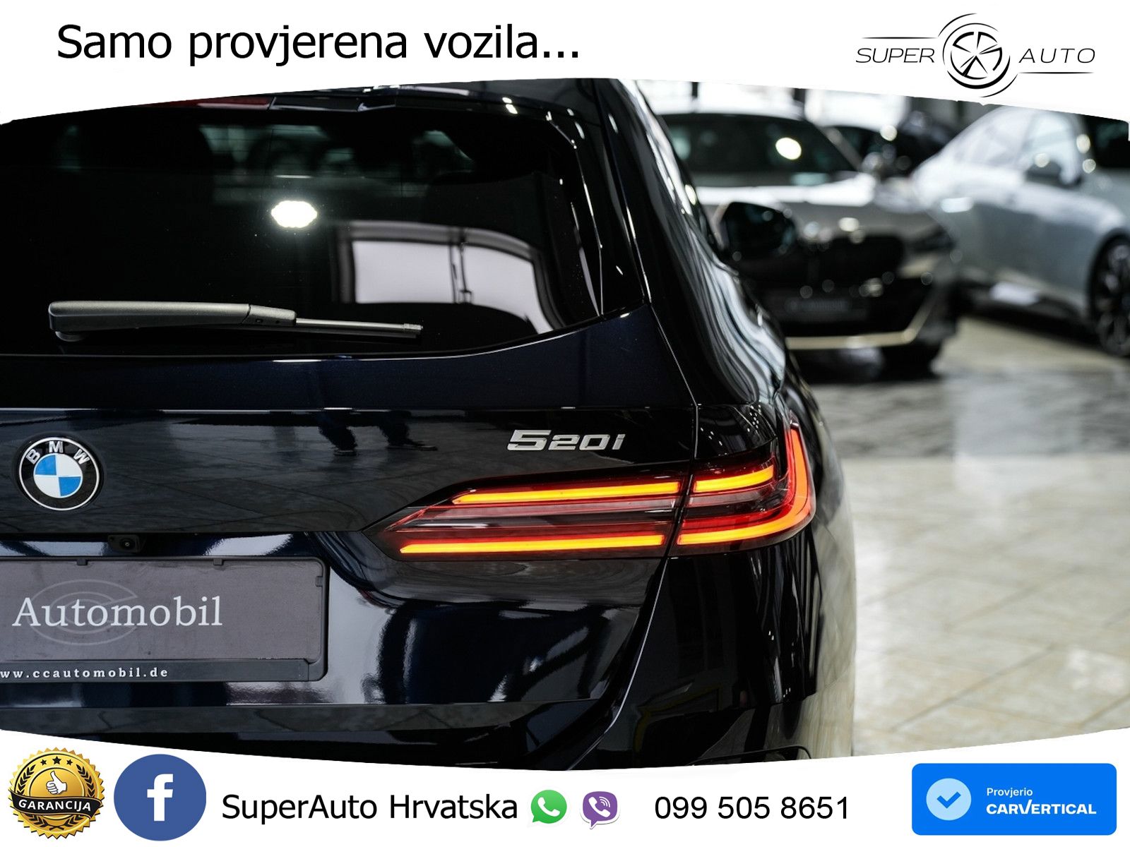 BMW 520i Touring (208 KS) Steptronic M Sport LED+GR SJED+ACC