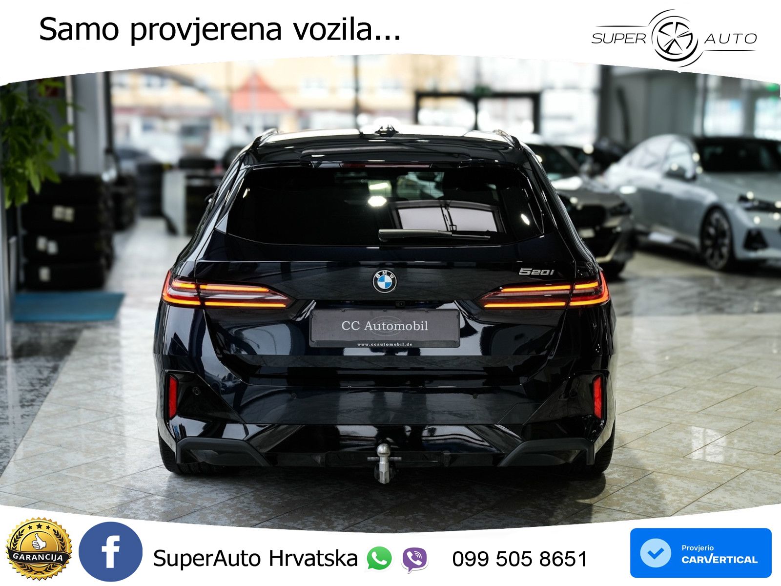 BMW 520i Touring (208 KS) Steptronic M Sport LED+GR SJED+ACC