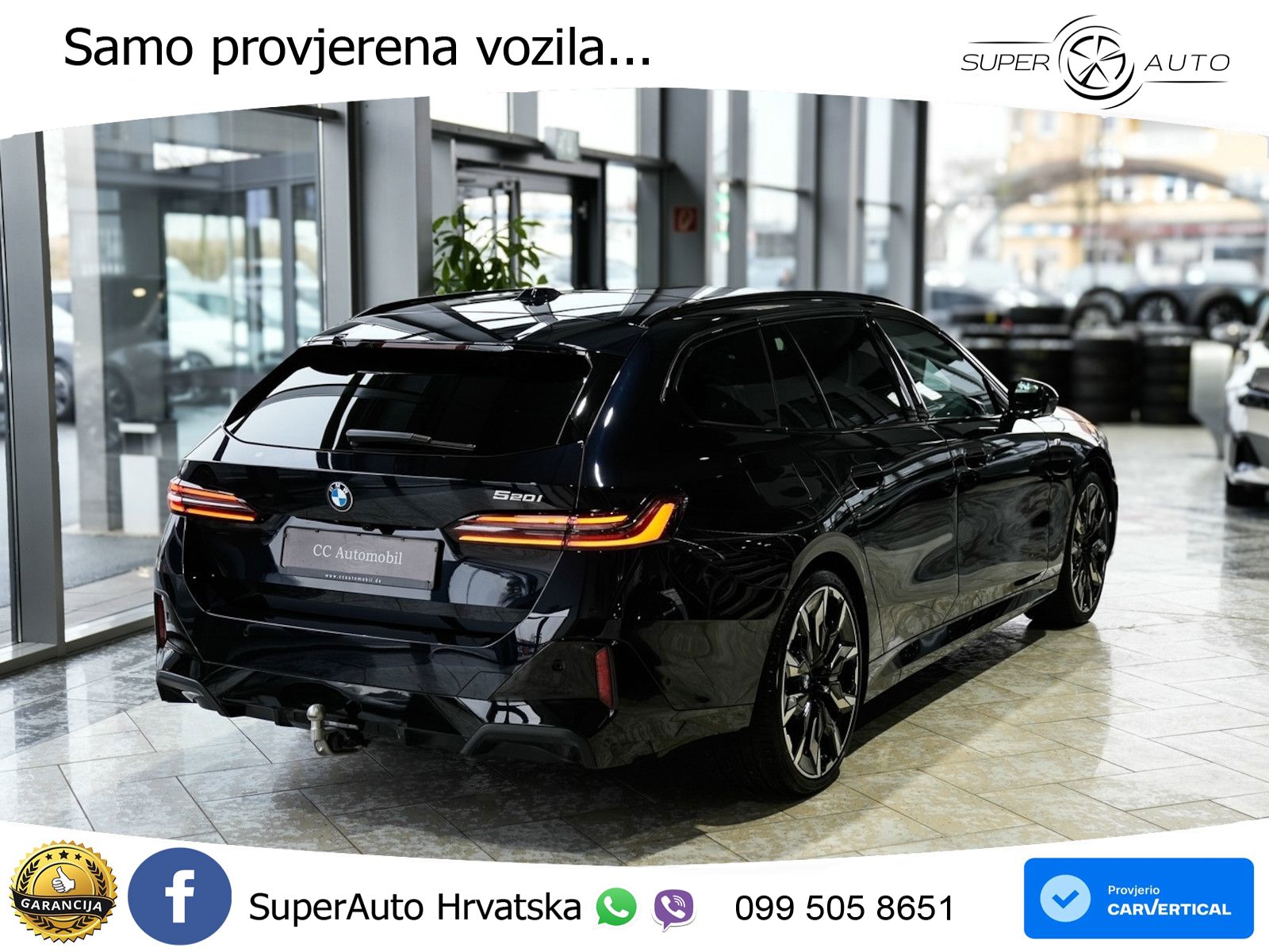 BMW 520i Touring (208 KS) Steptronic M Sport LED+GR SJED+ACC