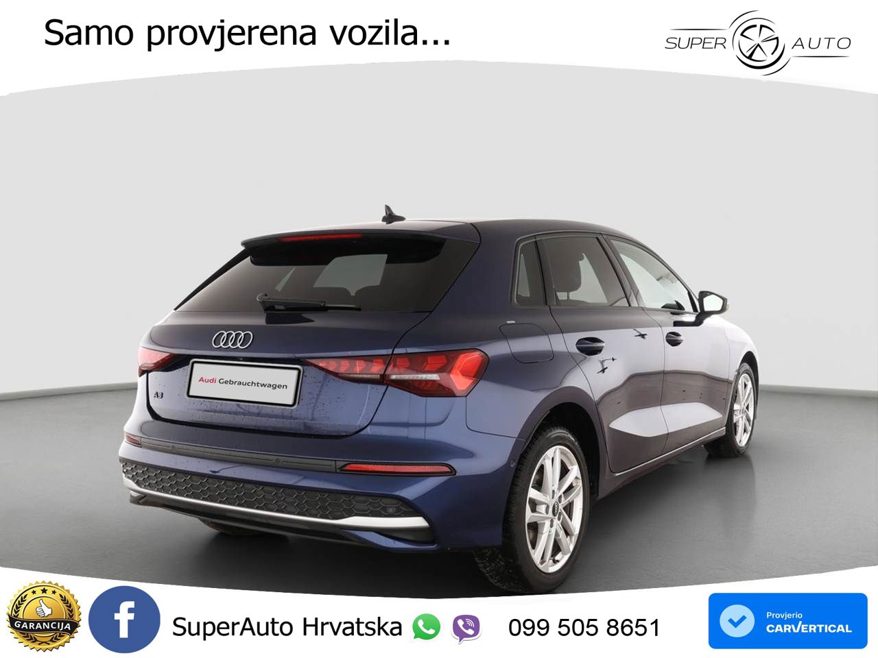Audi A3 Sportback 40 TFSI e (204 KS) Plug-in Hybrid S tronic advanced LED+GR SJED+ACC