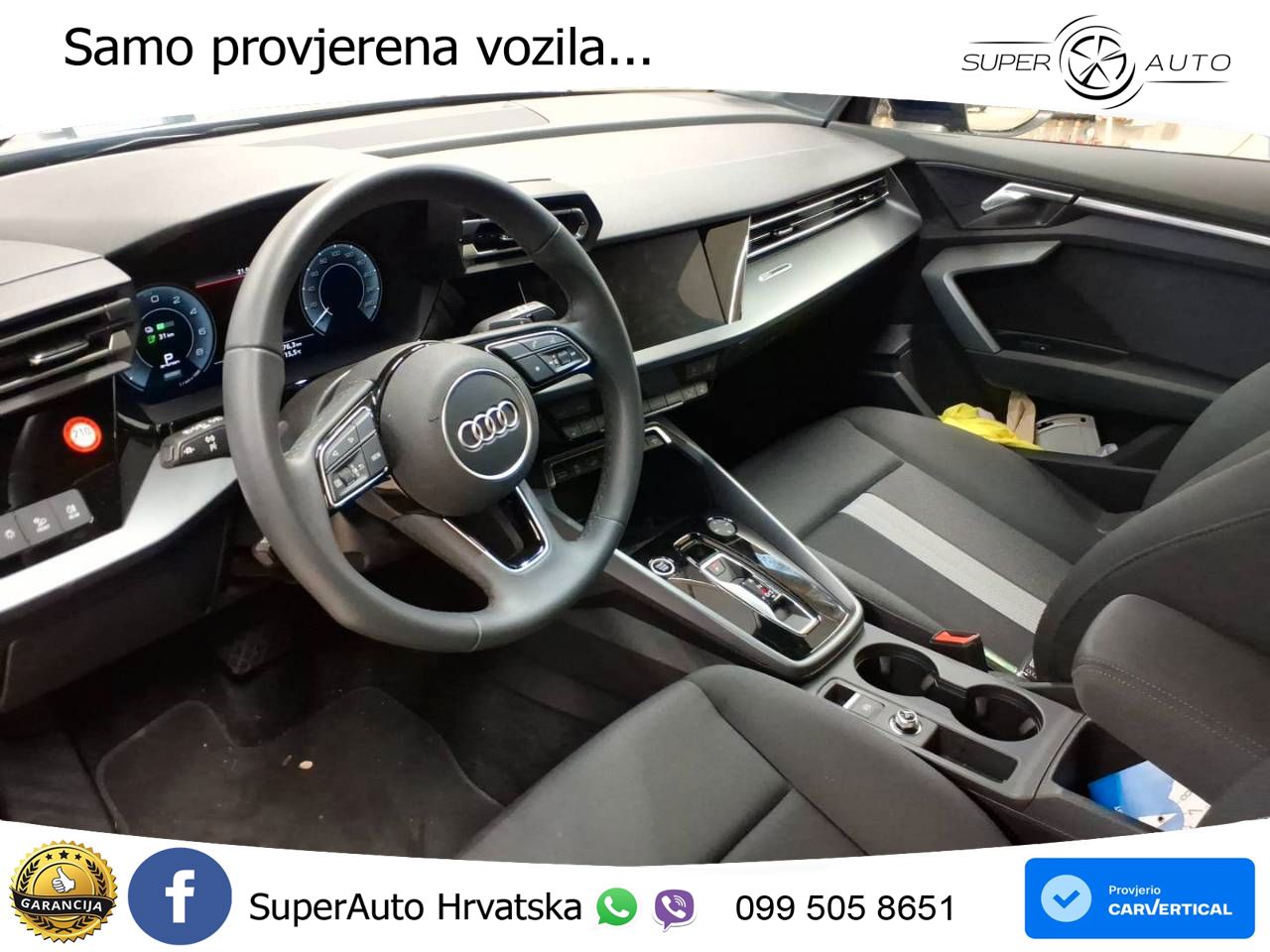Audi A3 Sportback 40 TFSI e (204 KS) Plug-in Hybrid S tronic advanced LED+GR SJED+ACC