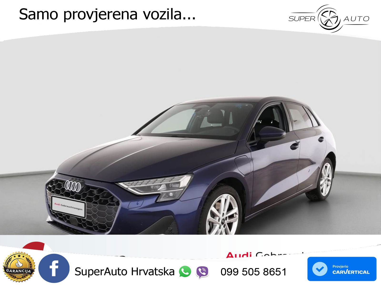 Audi A3 Sportback 40 TFSI e (204 KS) Plug-in Hybrid S tronic advanced LED+GR SJED+ACC