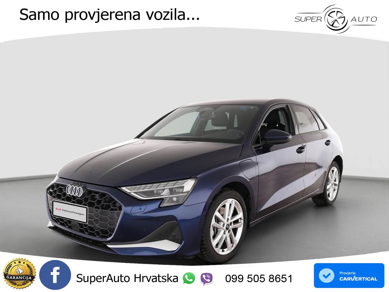 Audi A3 Sportback 40 TFSI e (204 KS) Plug-in Hybrid S tronic advanced LED+GR SJED+ACC