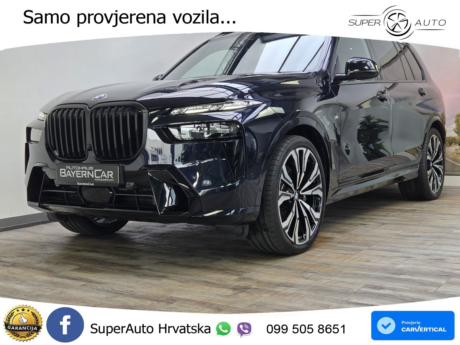 BMW X7 40d (352 KS) xDrive Steptronic M Sport ZRAČNI+ACC+GR SJED+KAM+PANO
