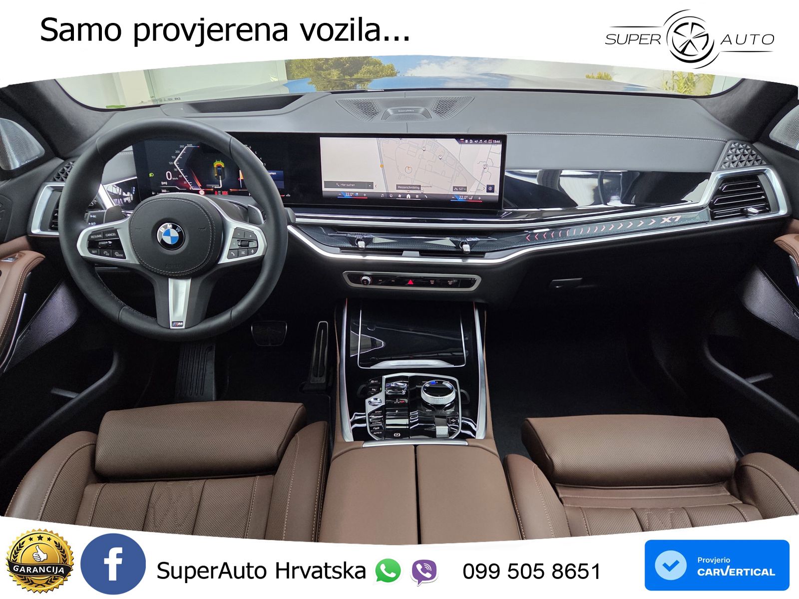 BMW X7 40d (352 KS) xDrive Steptronic M Sport ZRAČNI+ACC+GR SJED+KAM+PANO