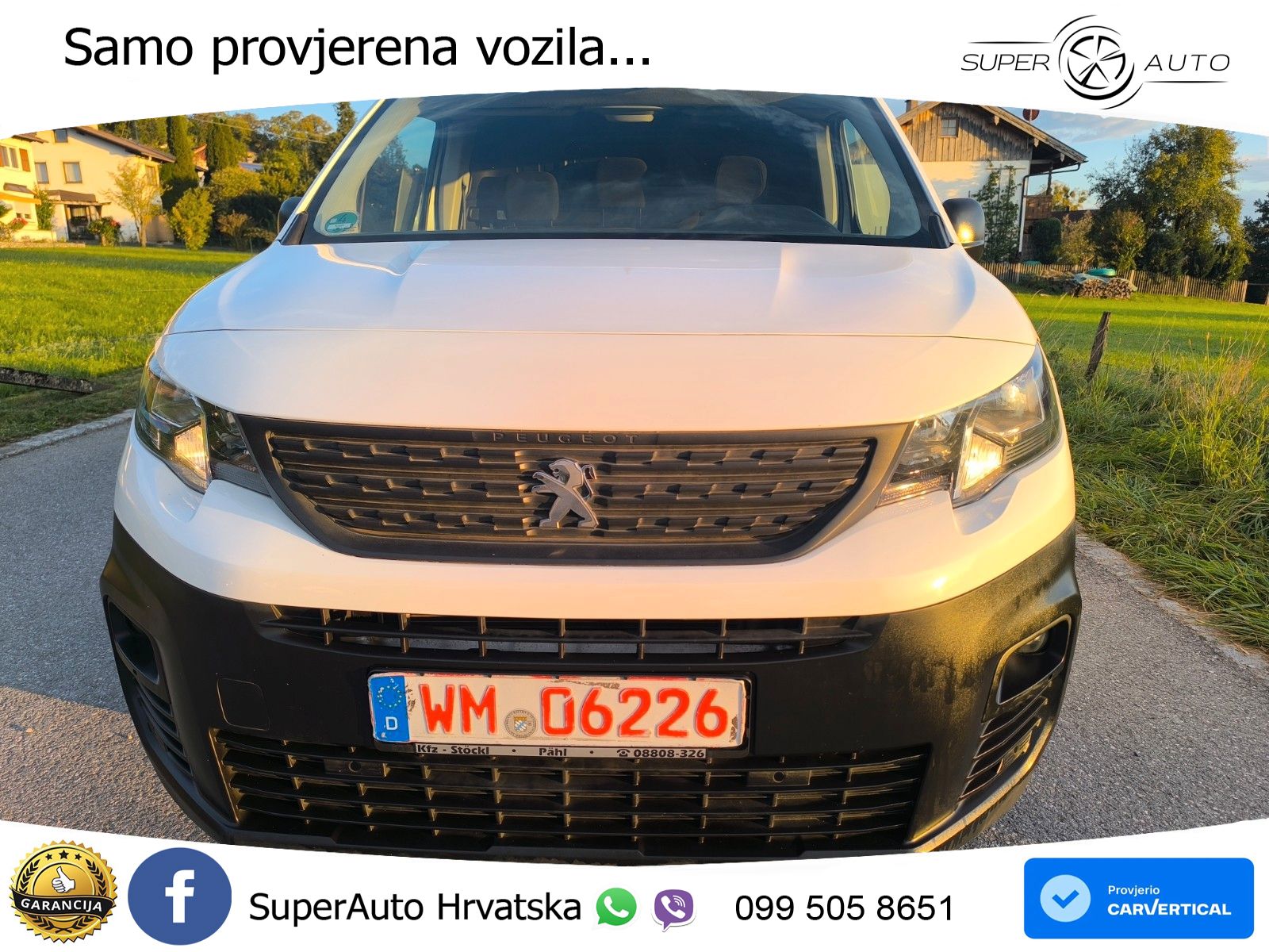 Peugeot Partner Premium L1"AHK" 75 KS