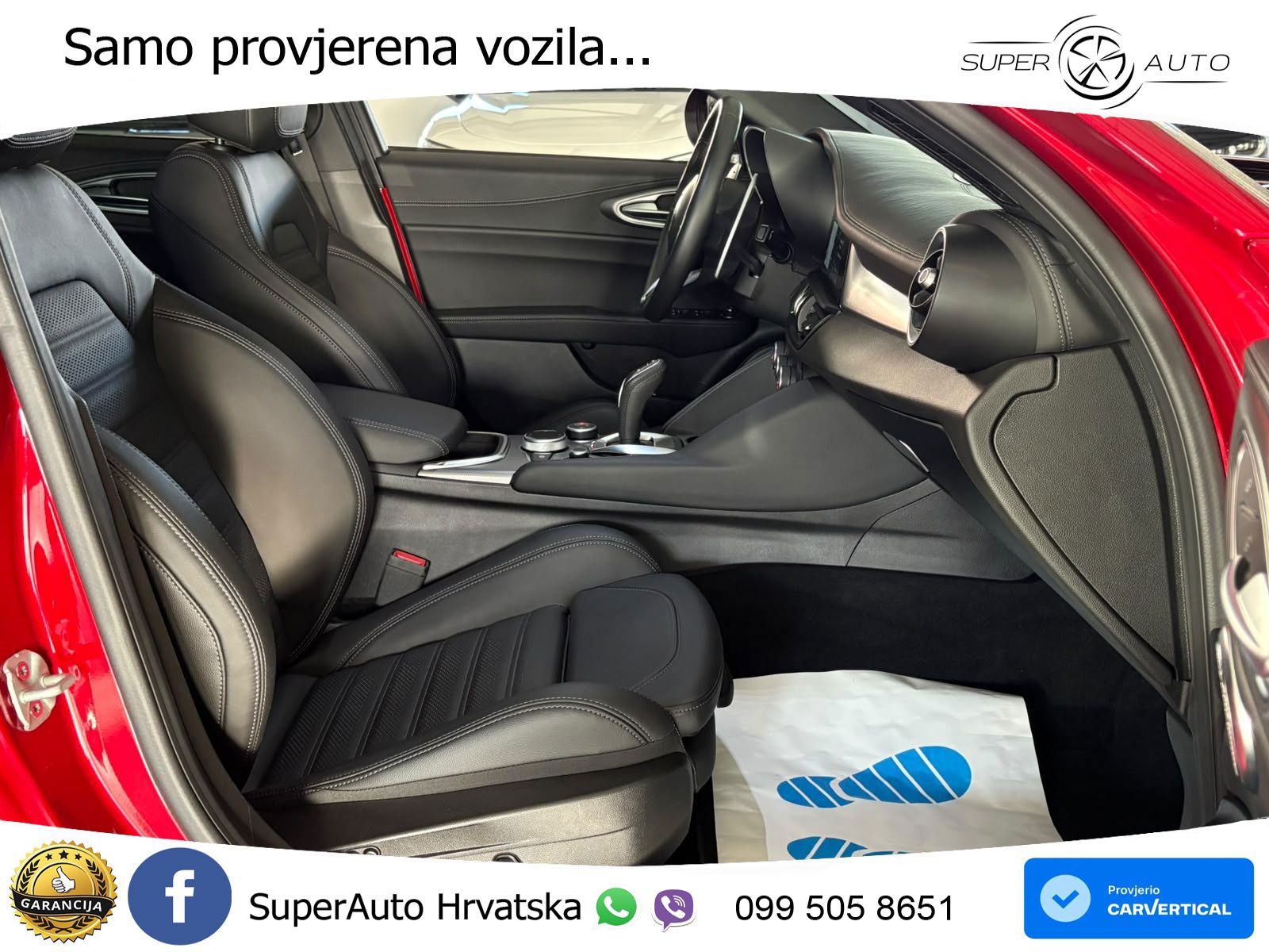 Alfa Romeo Giulia 2.0 Turbo (280 KS) Q4 Automatic LED+GR SJED+ACC