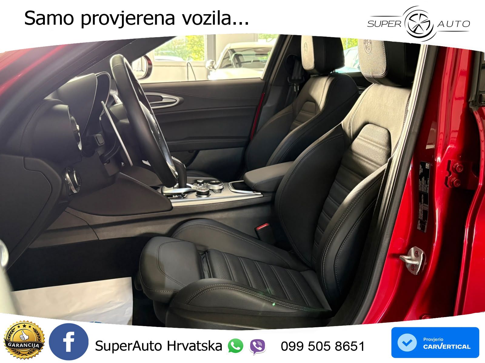 Alfa Romeo Giulia 2.0 Turbo (280 KS) Q4 Automatic LED+GR SJED+ACC