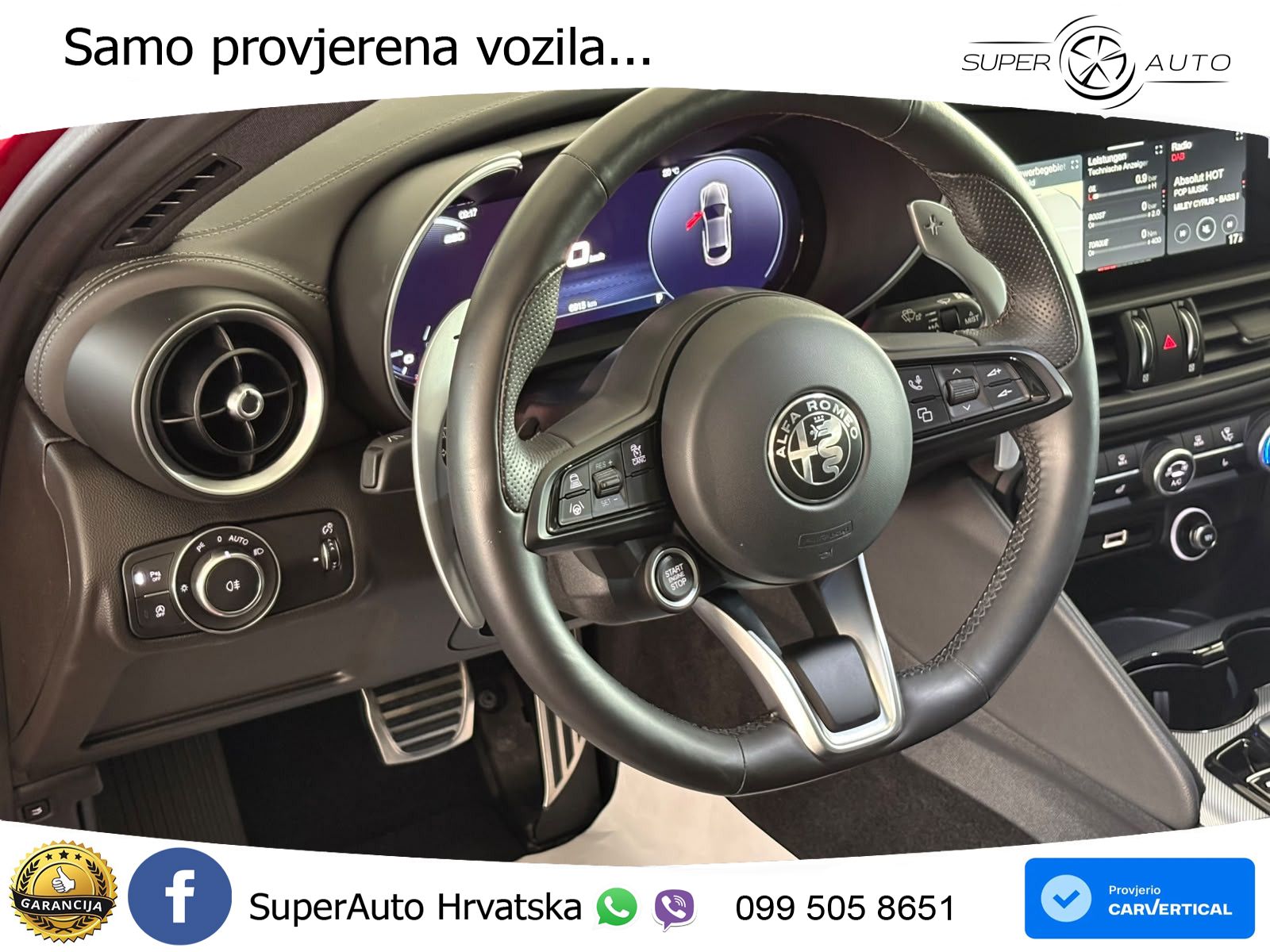 Alfa Romeo Giulia 2.0 Turbo (280 KS) Q4 Automatic LED+GR SJED+ACC