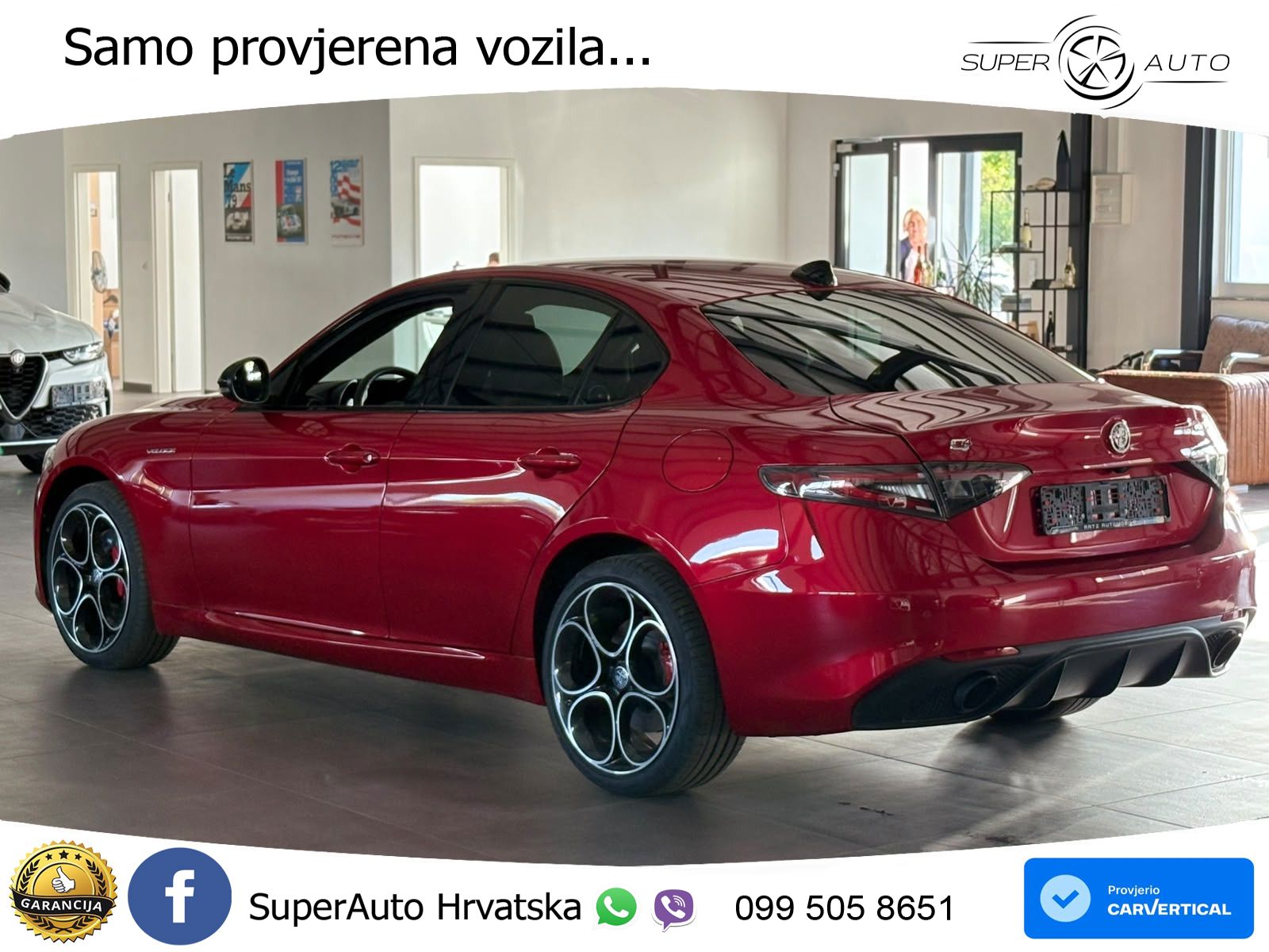 Alfa Romeo Giulia 2.0 Turbo (280 KS) Q4 Automatic LED+GR SJED+ACC