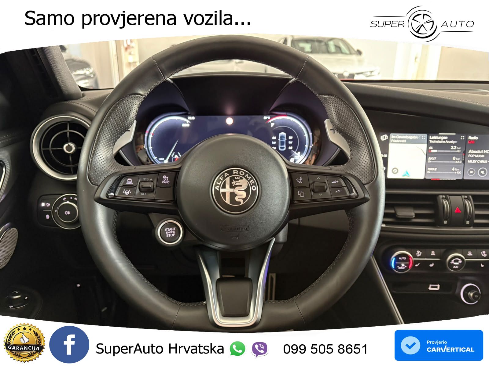 Alfa Romeo Giulia 2.0 Turbo (280 KS) Q4 Automatic LED+GR SJED+ACC