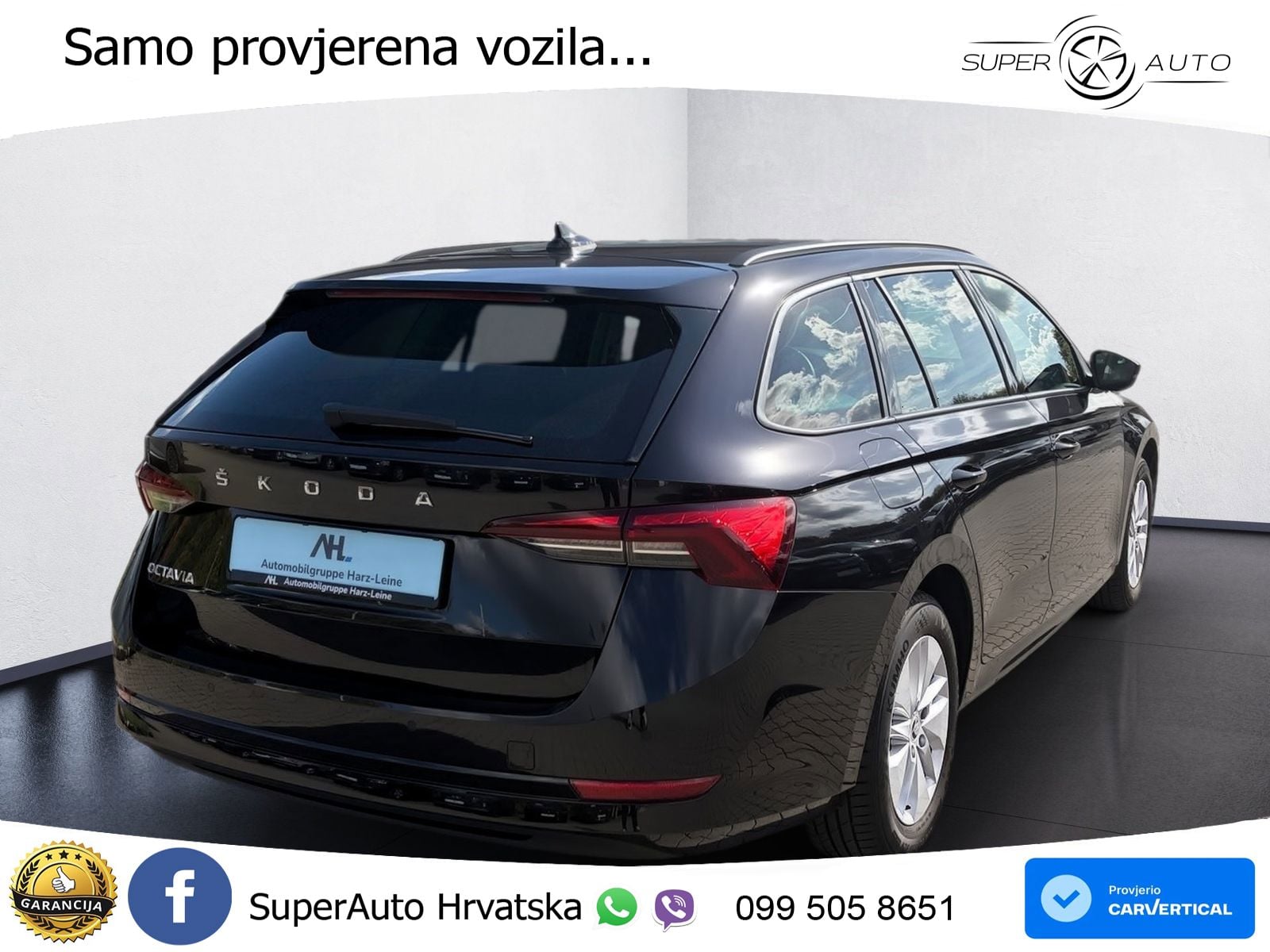 Škoda Octavia Combi 2.0 TDI (150 KS) DSG LED+GR SJED+ACC