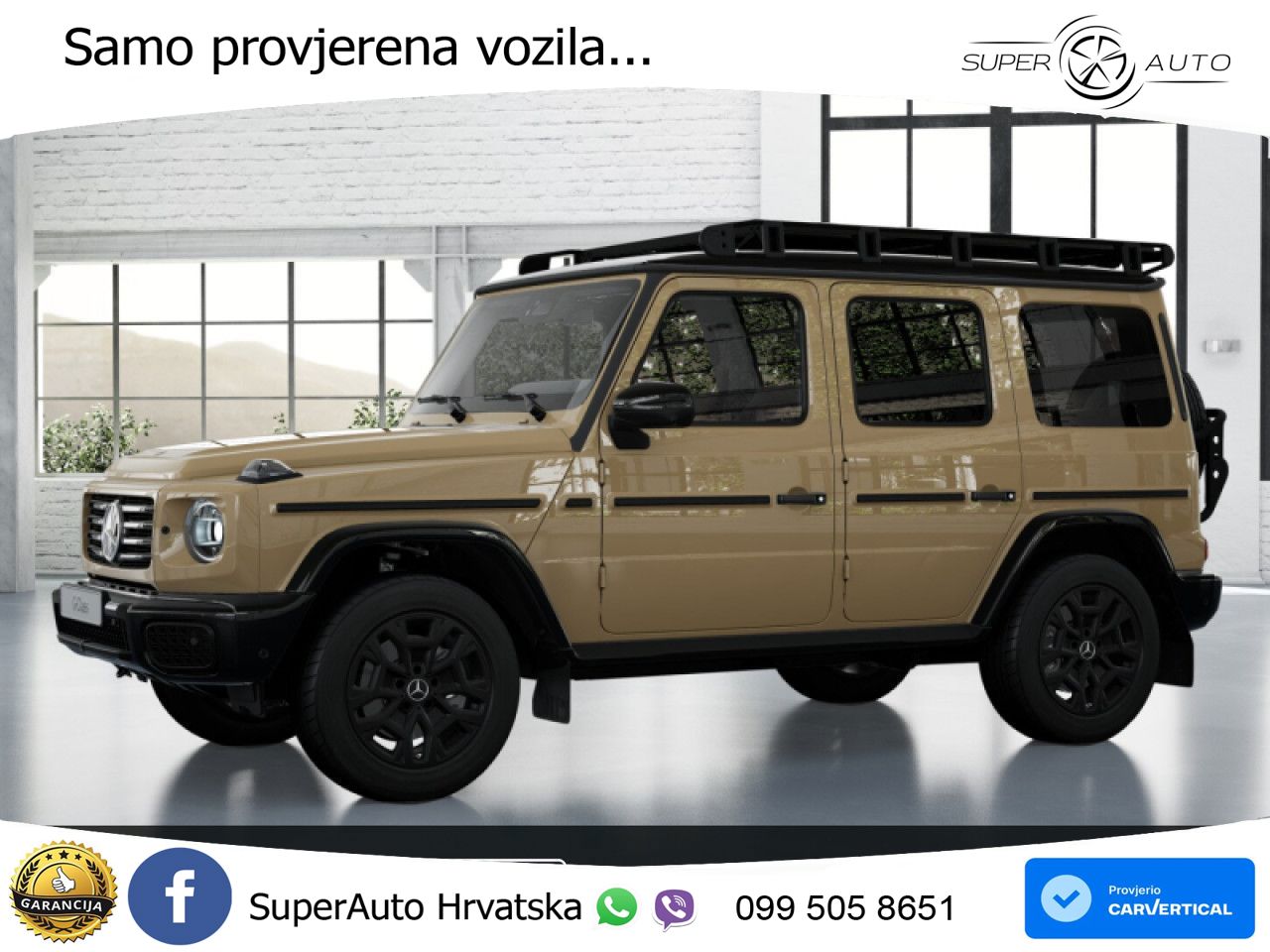 Mercedes G 450d Long (367 KS) 4MATIC 9G-TRONIC Superior LED+GR SJED+ACC
