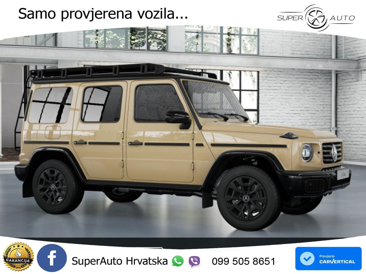 Mercedes G 450d Long (367 KS) 4MATIC 9G-TRONIC Superior LED+GR SJED+ACC