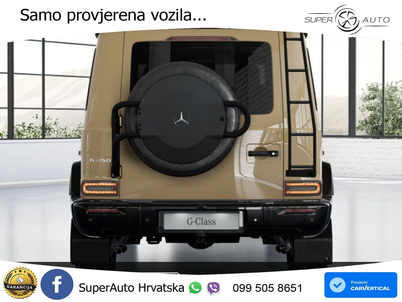Mercedes G 450d Long (367 KS) 4MATIC 9G-TRONIC Superior LED+GR SJED+ACC
