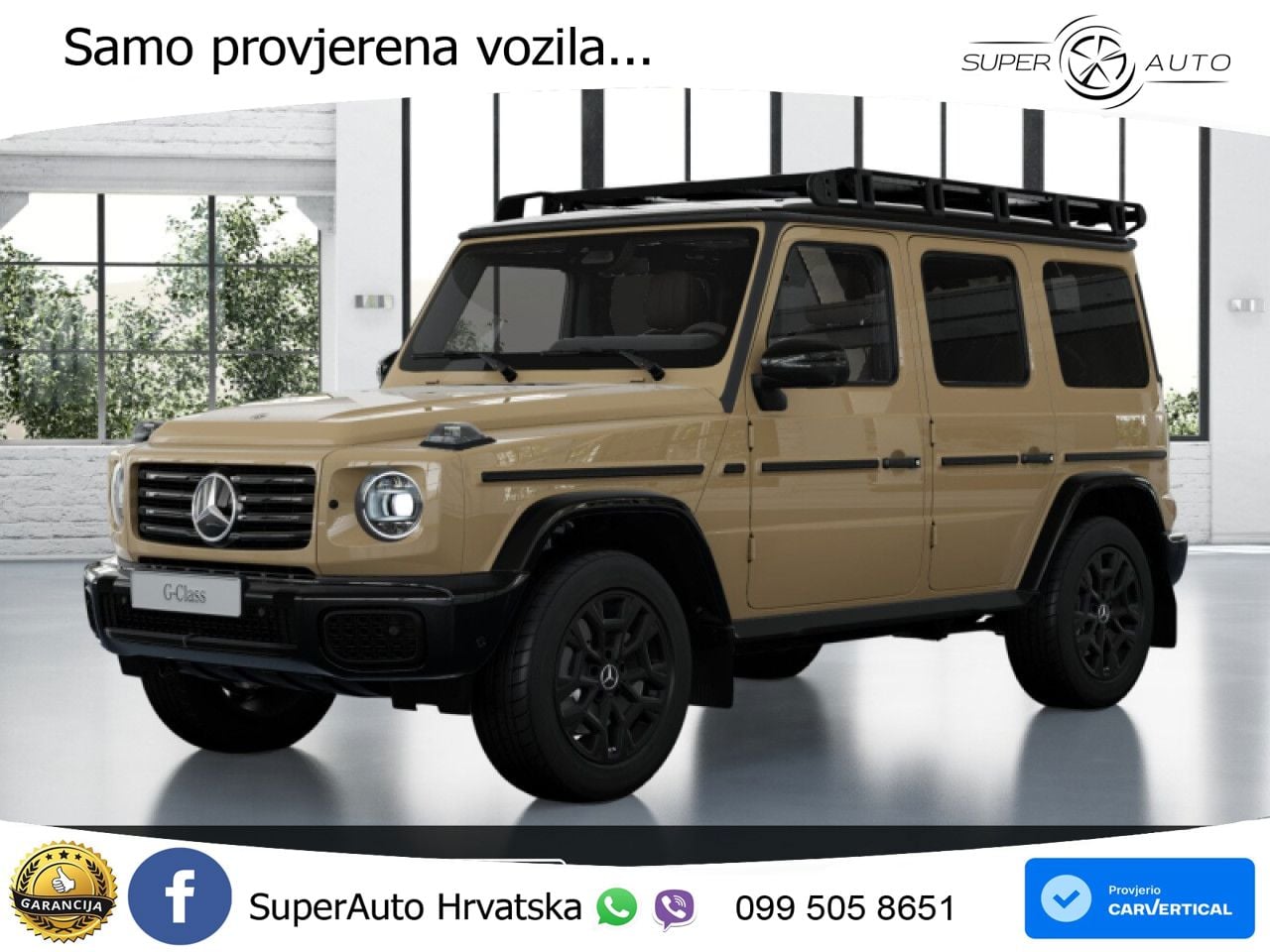 Mercedes G 450d Long (367 KS) 4MATIC 9G-TRONIC Superior LED+GR SJED+ACC